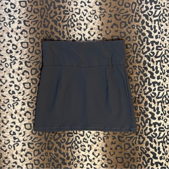 Ambiance Dresses & Skirts - vintage 00s grey low-rise office siren bodycon fitted mini skirt
